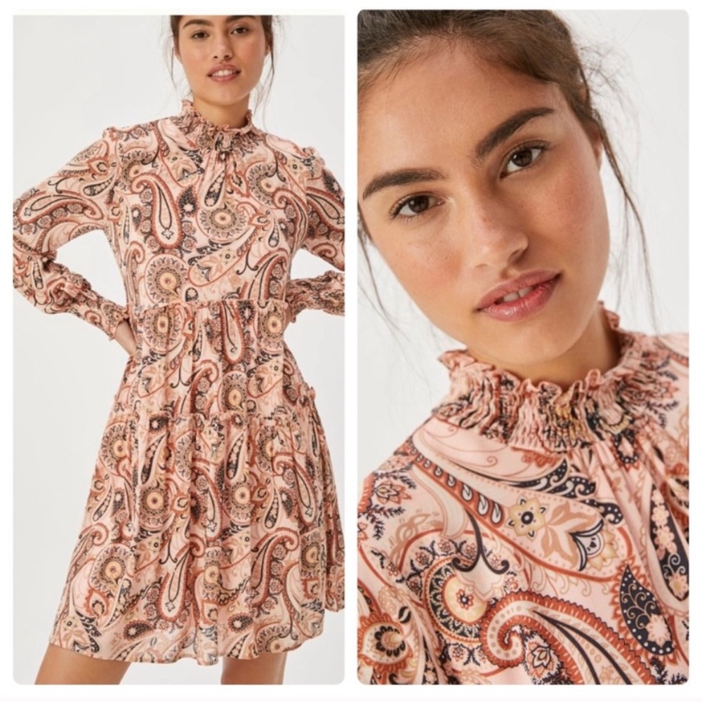 Cady tiered tunic dress